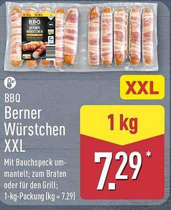 BBQ Berner Würstchen XXL