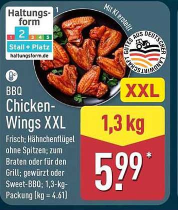 BBQ Chicken-Wings XXL