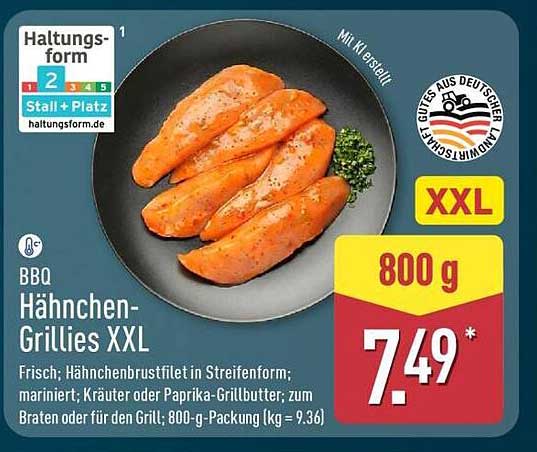 BBQ Hähnchen-Grillies XXL