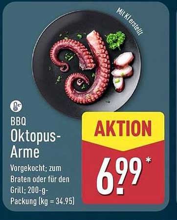 BBQ Oktopus-Arme