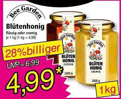 Bee Garden Blütenhonig flüssig oder cremig