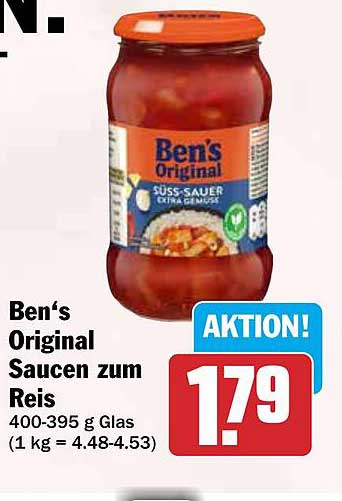 Ben’s Original Saucen zum Reis