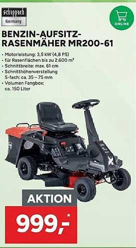 BENZIN-AUFSITZ-RASENMÄHER MR200-61