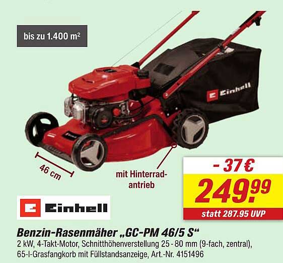 Benzin-Rasenmäher „GC-PM 46/5 S“