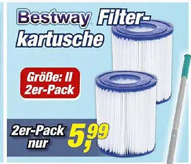 Bestway Filterkartusche Größe: II 2er-Pack