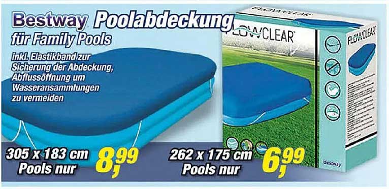 Bestway Poolabdeckung für Family Pools