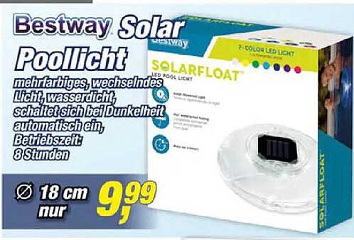 Bestway Solar Poollicht