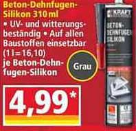 Beton-Dehnfugen-Silikon 310 ml