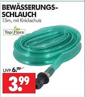 BEWÄSSERUNGS-SCHLAUCH 15m, mit Knickschutz