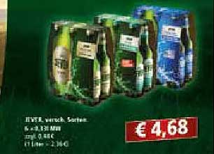 BIER, vrac, Sortes