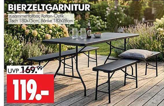 BIERZELTGARNITUR