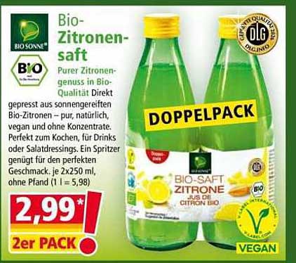Bio-Zitronensaft