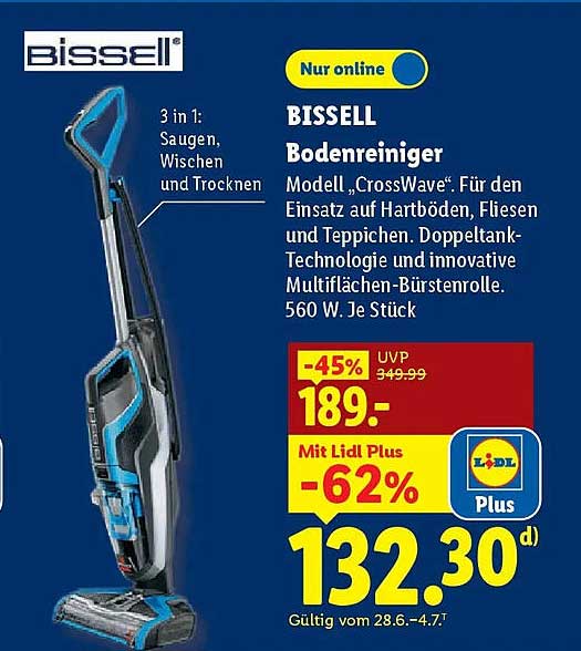 BISSELL Bodenreiniger Modell „CrossWave“