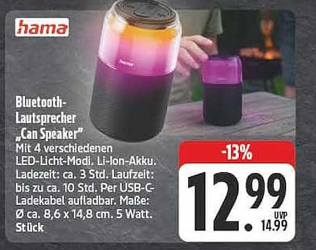 Bluetooth-Lautsprecher „Can Speaker“