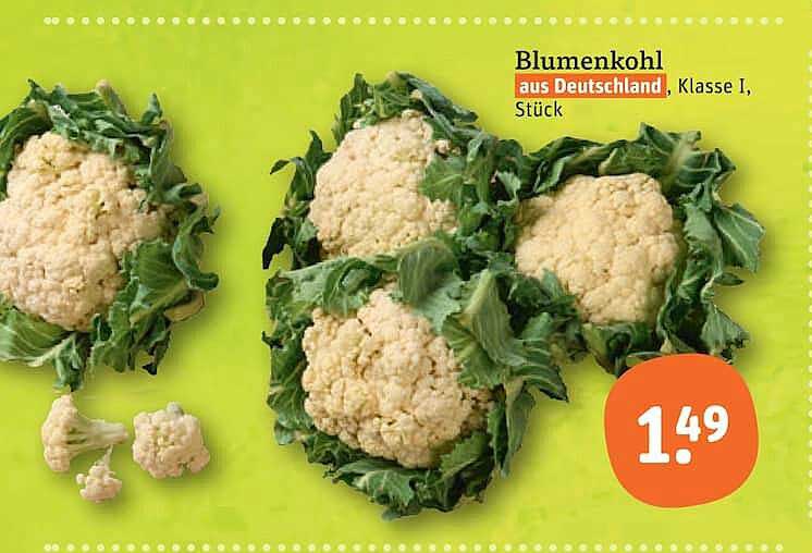 Blumenkohl aus Deutschland, Klasse I, Stück