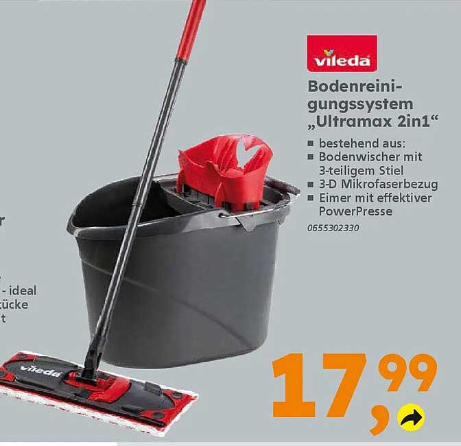 Bodenreinigungssystem „Ultramax 2in1“