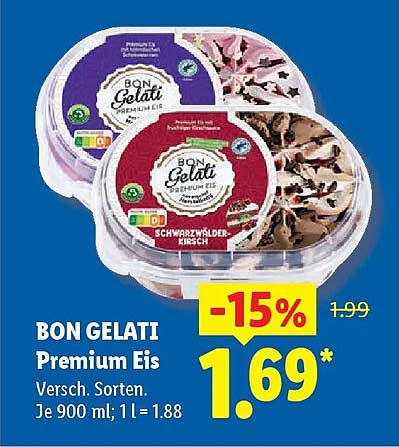 BON GELATI Premium Eis