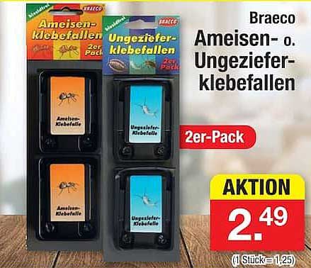 Braeco Ameisen- o. Ungeziefer-klebefallen