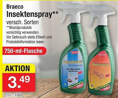 Braeco Insektenspray** versch. Sorten