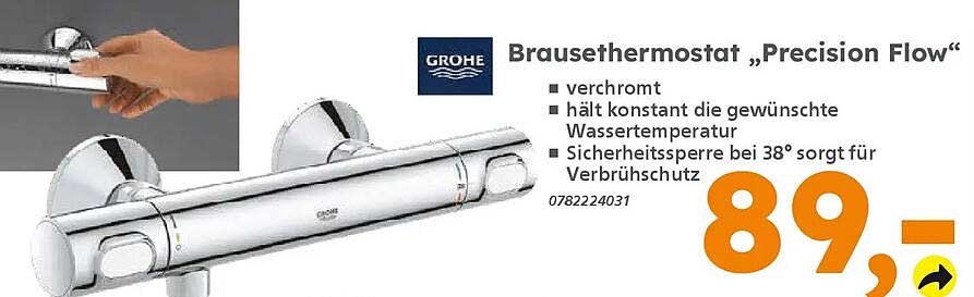 Brausethermostat „Precision Flow“