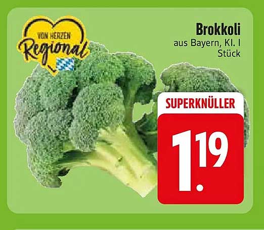 Brokkoli aus Bayern, Kl. I Stück