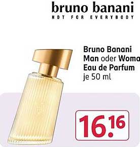 Bruno Banani Man oder Woman Eau de Parfum je 50 ml