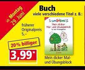 Buch viele verschiedene Titel z. B.: Mein dicker Mal- und Übungsblock