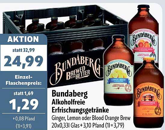 Bundaberg Alkoholfreie Erfrischungsgetränke