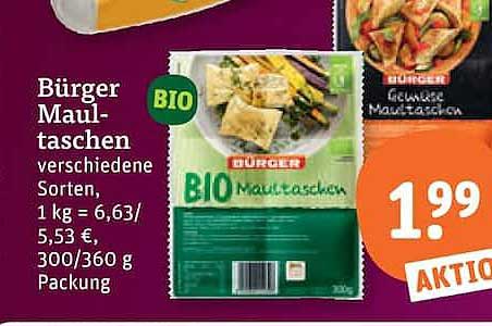 Bürger BIO Maultaschen