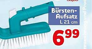 Bürsten-Aufsatz L 21 cm