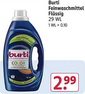 Burti Feinwaschmittel Flüssig 29 WL