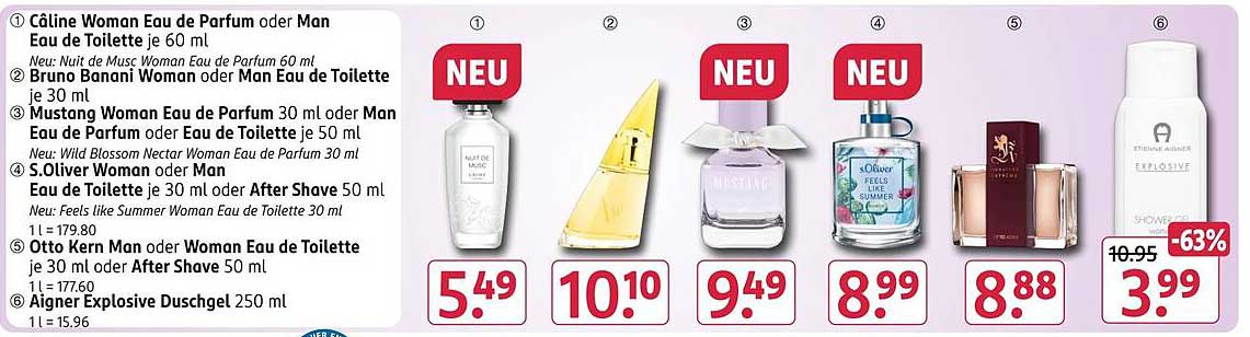 Câline Woman Eau de Parfum oder Man Eau de Toilette je 60 ml