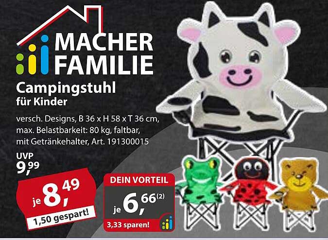 Campingstuhl für Kinder