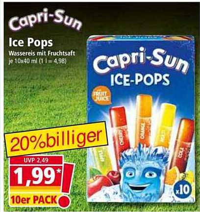 Capri-Sun Ice Pops