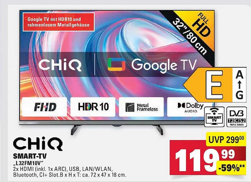 CHiQ SMART-TV „L32FM10“