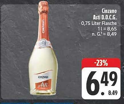 Cinzano Asti D.O.C.G. 0,75 Liter Flasche
