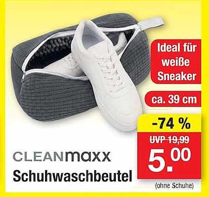 CLEANmaxx Schuhwaschbeutel