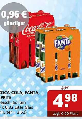 COCA-COLA, FANTA, SPRITE