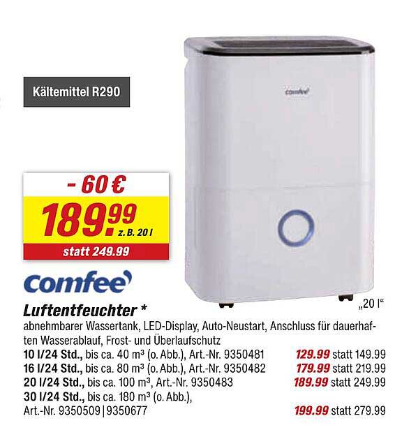 Comfee Luftentfeuchter*