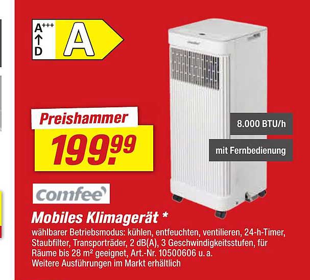 Comfee Mobiles Klimagerät