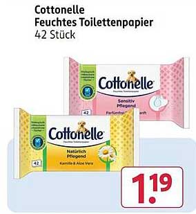Cottonelle Feuchtes Toilettenpapier 42 Stück