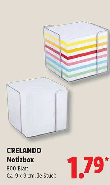 CRELANDO Notizbox