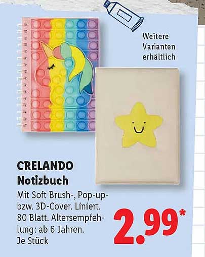 CRELANDO Notizbuch