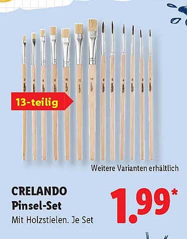 CRELANDO Pinsel-Set