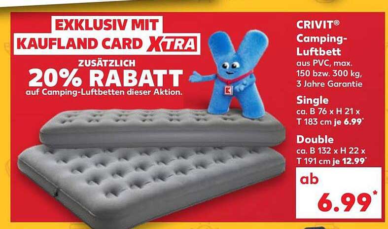 CRIVIT Camping-Luftbett