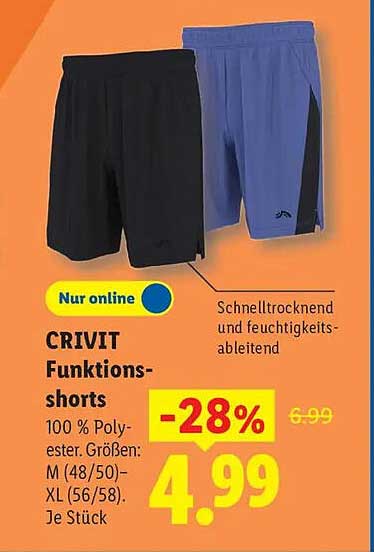 CRIVIT Funktions-shorts