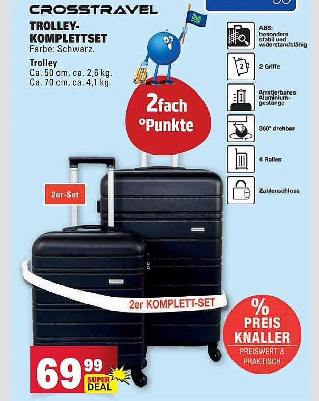 CROSSTRAVEL TROLLEY-KOMPLETTSET