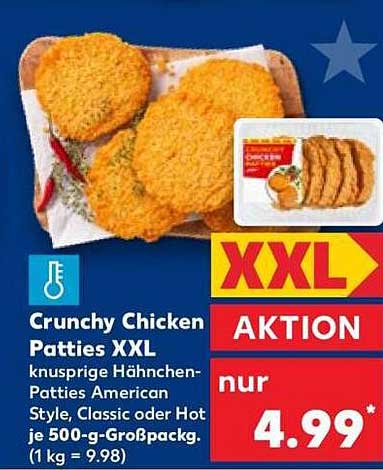 Crunchy Chicken Patties XXL