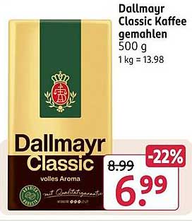Dallmayr Classic Kaffee gemahlen 500 g