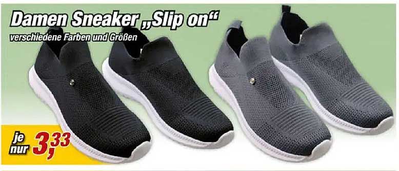 Damen Sneaker „Slip on“